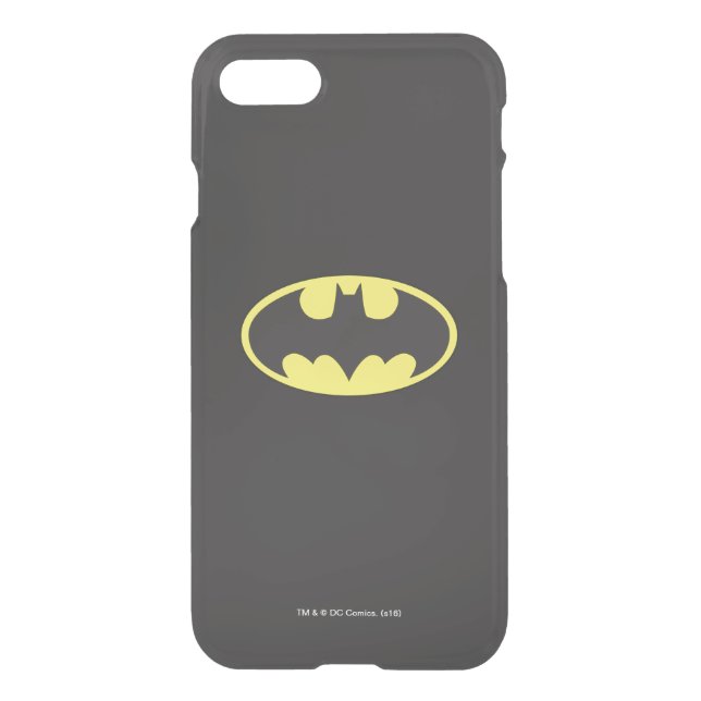 Batman Symbol | Bat Oval Logo Uncommon iPhone Case (Back)