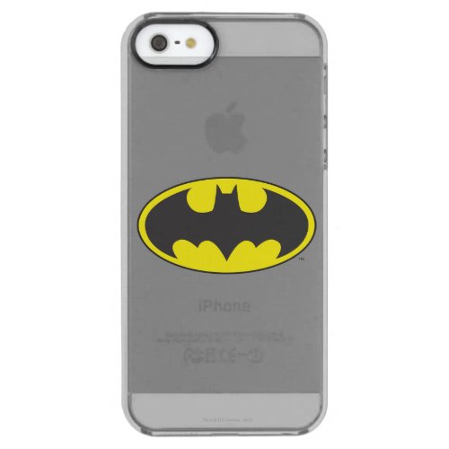 Batman Symbol  Bat Oval Logo Clear iPhone SE55s Case