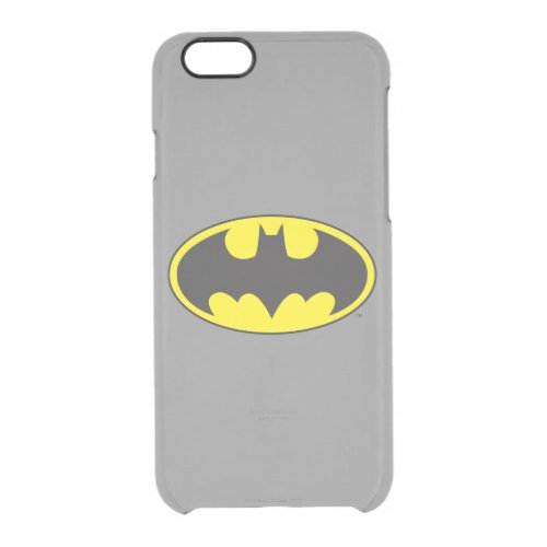 Batman Symbol  Bat Oval Logo Clear iPhone 66S Case