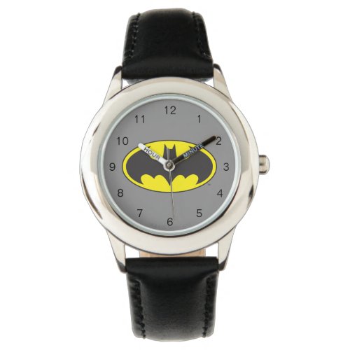 Batman Symbol  Bat Oval Logo Watch