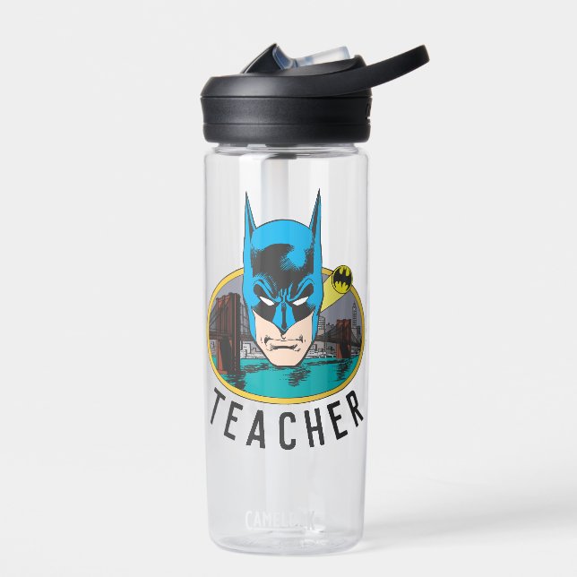 Batman Symbol | Bat Oval Logo Water Bottle (Left)