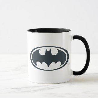 Batman Symbol | Black and White Logo Mug