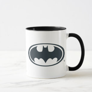 Batman Symbol Black and White Logo Mug
