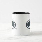 Batman Symbol | Black and White Logo Mug (Center)