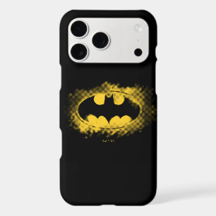 Batman Symbol Black and Yellow Logo iPhone 17 Pro Max Case