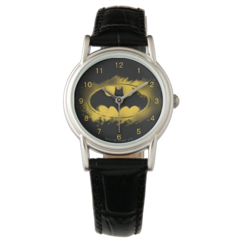 Batman Symbol  Black and Yellow Logo Watch