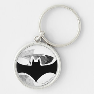 Batman Symbol Black Shadow Logo Keychain