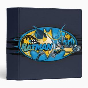 Batman Symbol Classic Collage Logo Binder