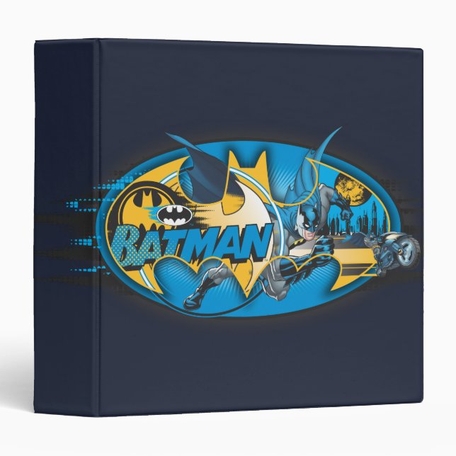Batman Symbol | Classic Collage Logo Binder (Front/Spine)