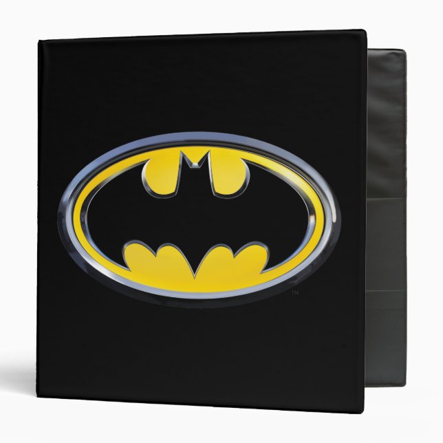 Batman Symbol | Classic Logo 3 Ring Binder (Front/Inside)