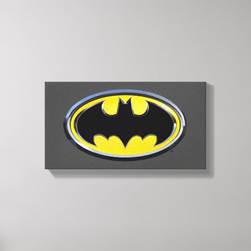 Batman Symbol  Classic Logo Canvas Print