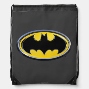 Batman Symbol Classic Logo Drawstring Bag