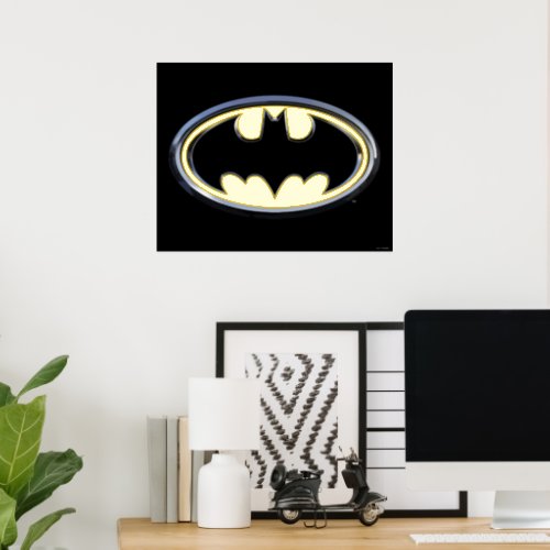 Batman Symbol  Classic Logo Foil Prints