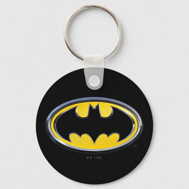 Batman Symbol | Classic Logo Keychain (Front)