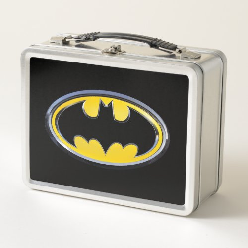 Batman Symbol  Classic Logo Metal Lunch Box