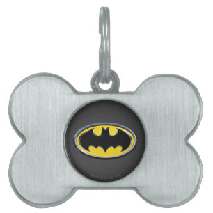 Batman Symbol Classic Logo Pet Name Tag