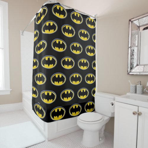 Batman Symbol  Classic Logo Shower Curtain