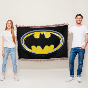 Batman Symbol Classic Logo Throw Blanket