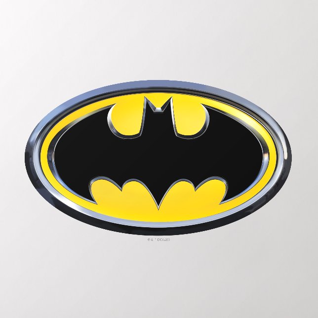 Batman Symbol | Classic Logo Wall Decal (Insitu 2)