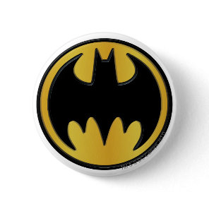 Batman Symbol | Classic Round Logo Button