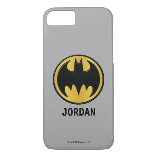 Batman Symbol  Classic Round Logo iPhone 87 Case