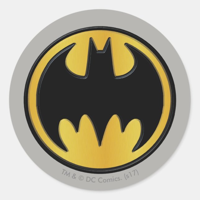 Batman Symbol | Classic Round Logo Classic Round Sticker (Front)