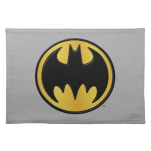 Batman Symbol   Classic Round Logo Placemat