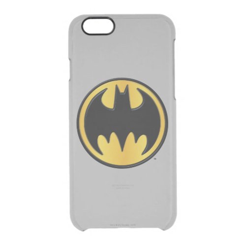 Batman Symbol  Classic Round Logo Clear iPhone 66S Case