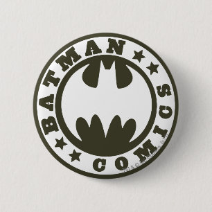 Batman Symbol   Comics Logo Button