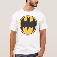 Batman Symbol | Dark Yellow Circle Logo