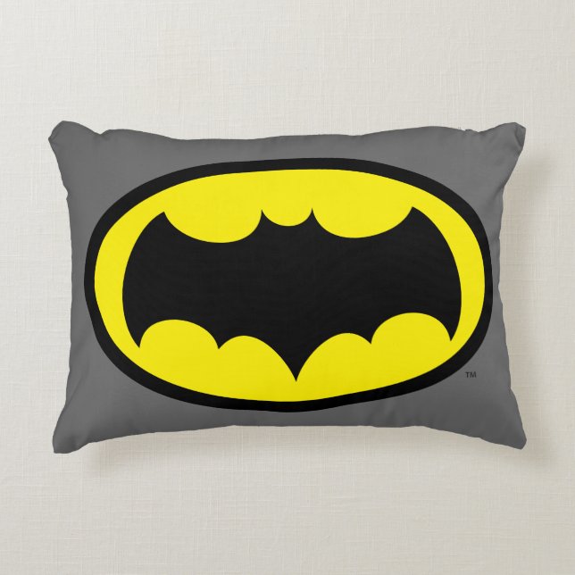 Batman Symbol Decorative Pillow (Front)