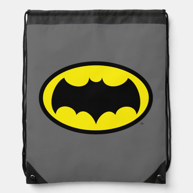 Batman Symbol Drawstring Bag (Front)