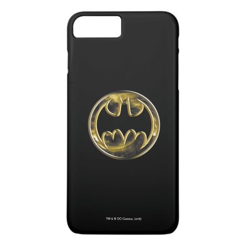 Batman Symbol  Gold Logo 2 iPhone 8 Plus7 Plus Case