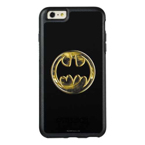 Batman Symbol  Gold Logo 2 OtterBox iPhone 66s Plus Case