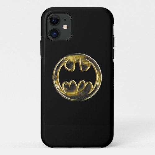 Batman Symbol  Gold Logo iPhone 11 Case