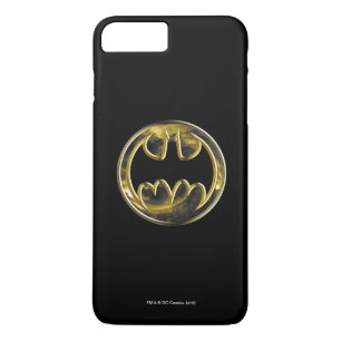 Batman Symbol Gold Logo iPhone 8 Plus/7 Plus Case