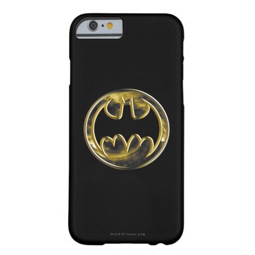 Batman Symbol  Gold Logo Barely There iPhone 6 Case