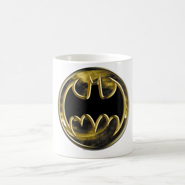 Batman Symbol | Gold Logo Coffee Mug (Center)