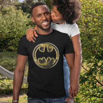 Batman Symbol | Gold Logo T-shirt by batman at Zazzle