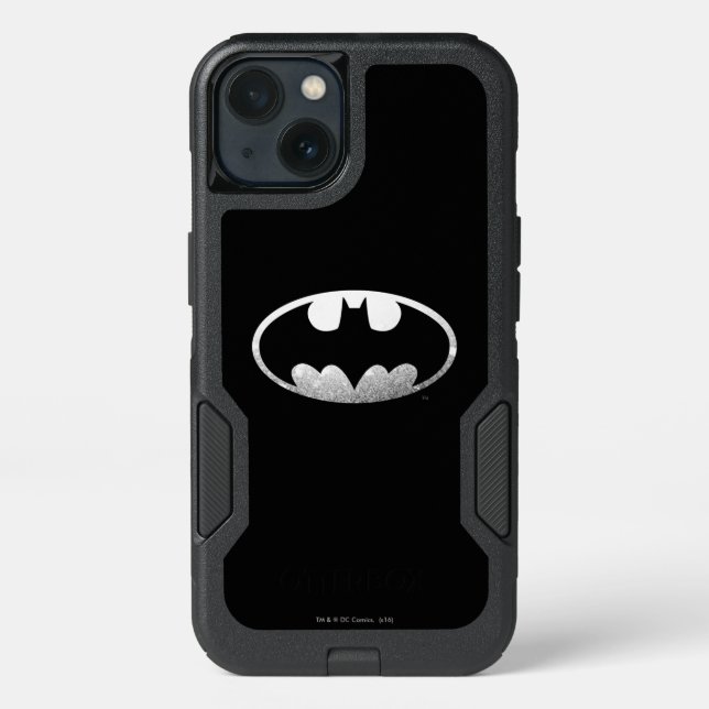 Batman Symbol | Grainy Logo 2 Otterbox iPhone Case (Back)