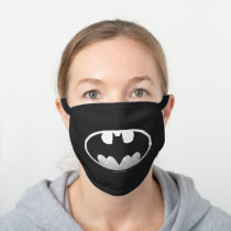 Batman Symbol | Grainy Logo Black Cotton Face Mask