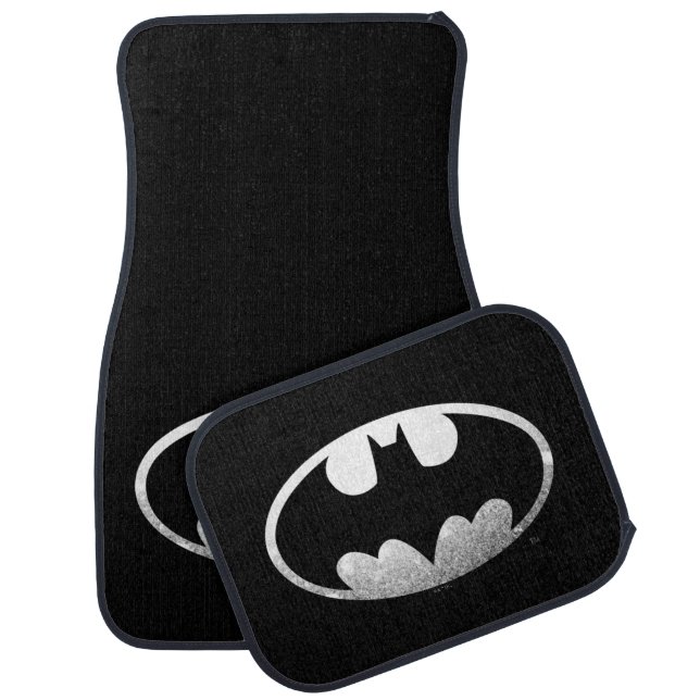 Batman Symbol | Grainy Logo Car Mat (Set)