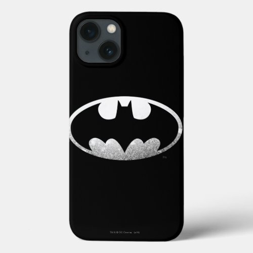 Batman Symbol  Grainy Logo iPhone 13 Case