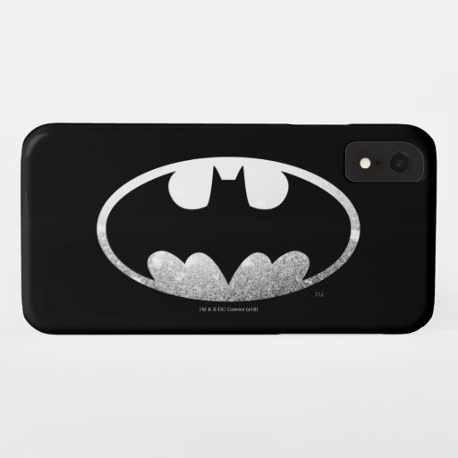 Batman Symbol | Grainy Logo iPhone XR Case