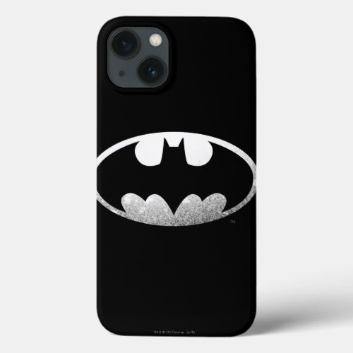 Batman Symbol  Grainy Logo iPhone 13 Case