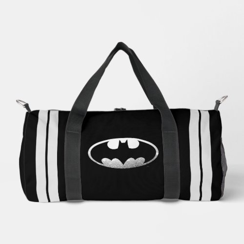 Batman Symbol  Grainy Logo Duffle Bag