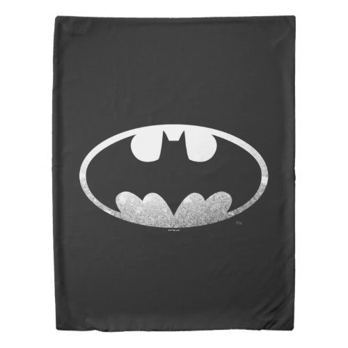 Batman Symbol  Grainy Logo Duvet Cover