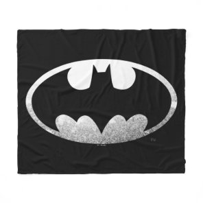 Batman Symbol | Grainy Logo Fleece Blanket