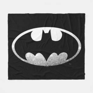 Batman Symbol Grainy Logo Fleece Blanket