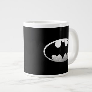 Batman Symbol Grainy Logo Large Coffee Mug